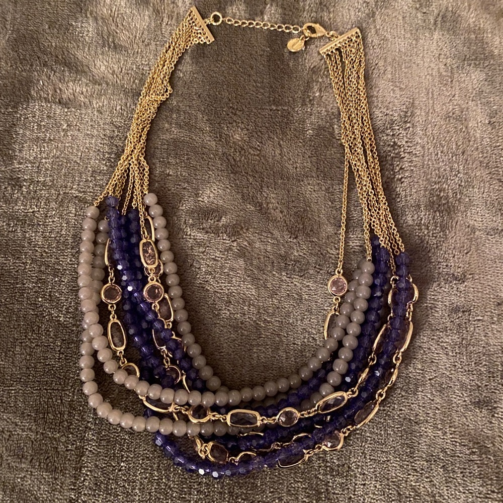 Talbots Purple Amethyst Necklace 21"